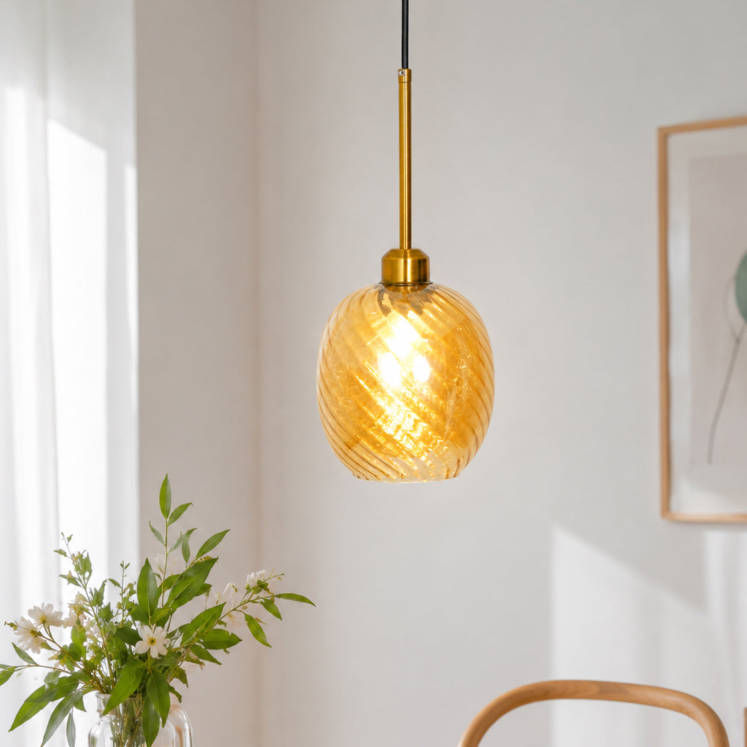Glimmer Glow Hanging Lamp - Oval