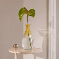 Grouped image of small mediterranean style jar for elegant tabletop decor styling and modern home interior room decoration.