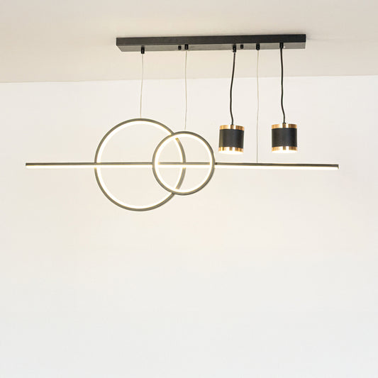 Gorrsen LED Linear Chandelier - Black
