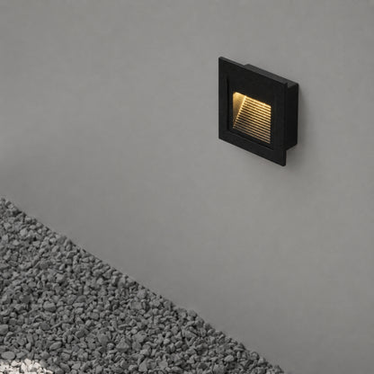 Grey Metal Outdoor Foot Light