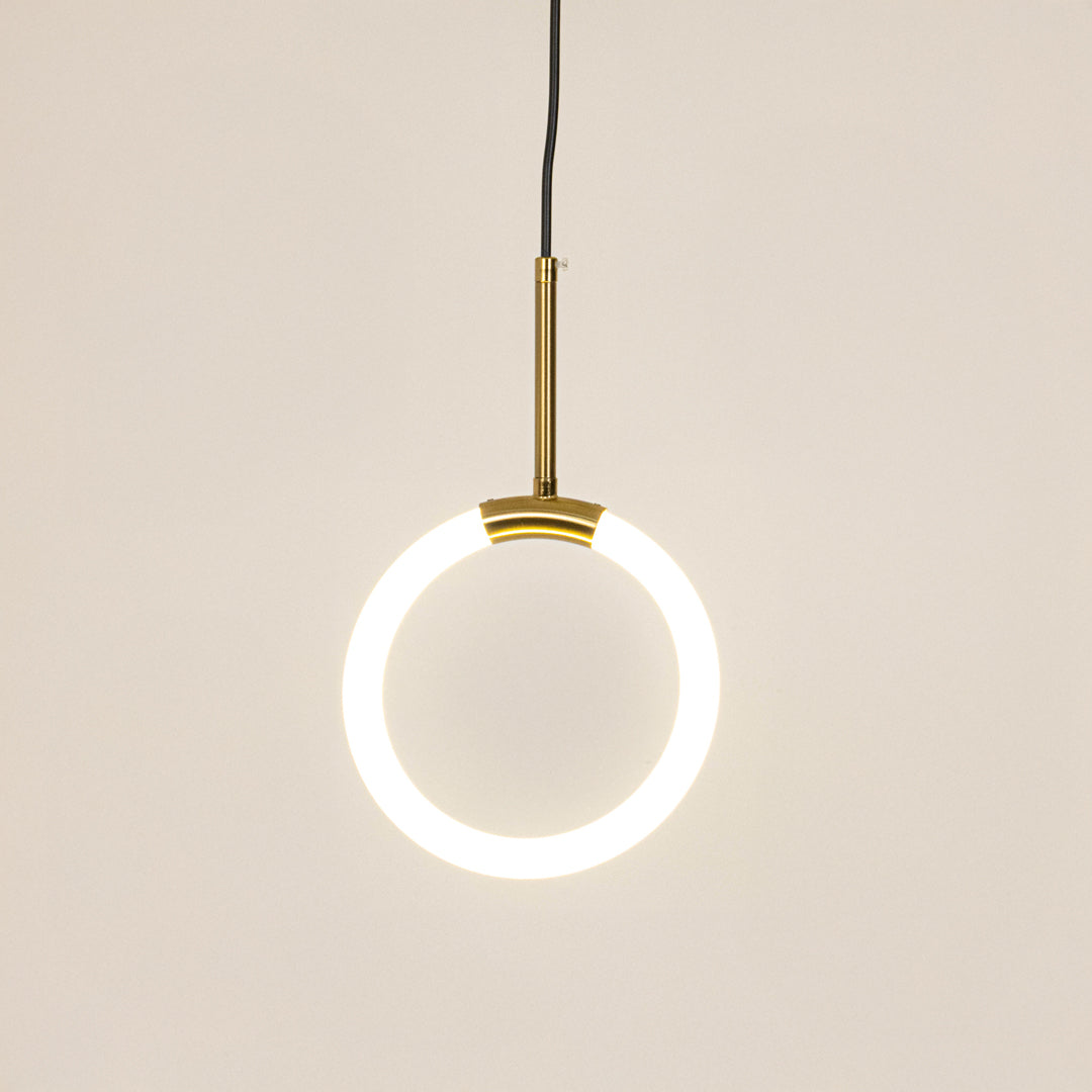 Half Moon Ring Pendant Light