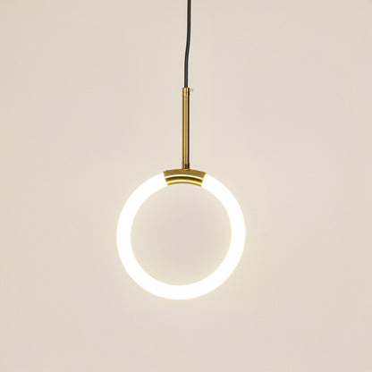 Half Moon Ring Pendant Light