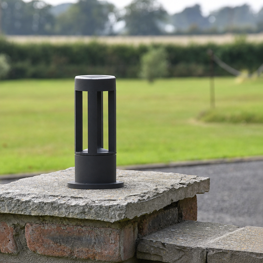 Helios Modern Solar Bollard Light