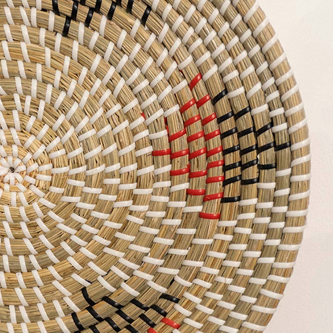 Diyama Multi-Patterned Handwoven Wall Basket