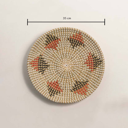 Diyama Multi-Patterned Handwoven Wall Basket