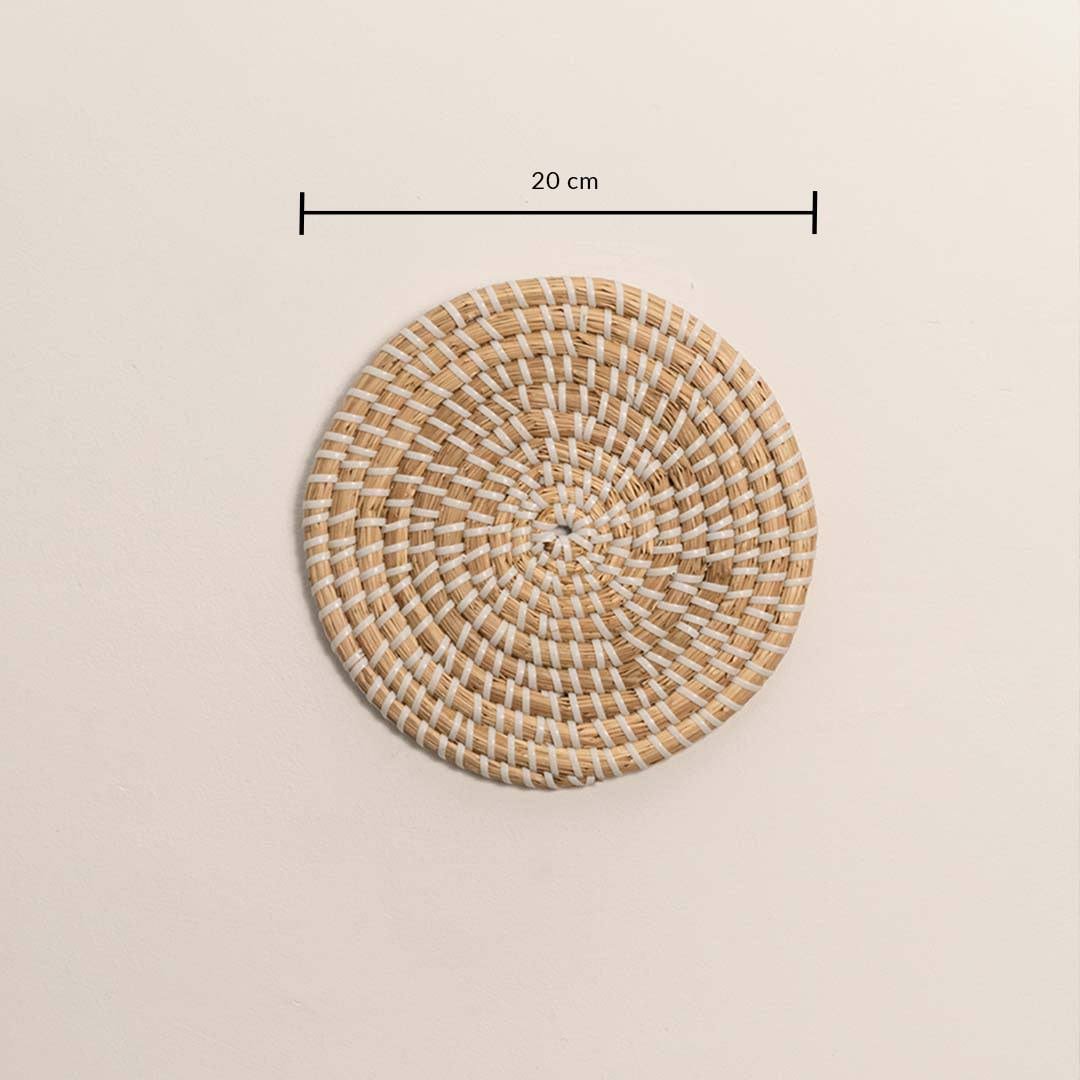 Pearl Handwoven Wall Basket