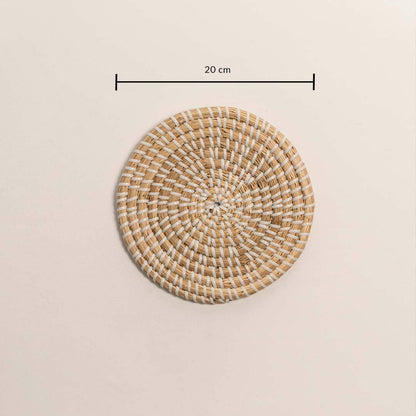 Pearl Handwoven Wall Basket
