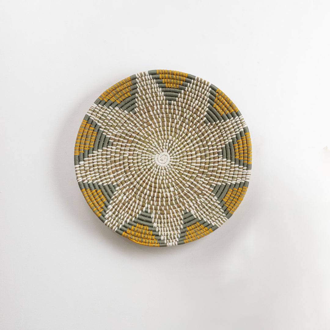 Rawi Floral Woven Wall Basket - Small