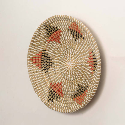 Diyama Multi-Patterned Handwoven Wall Basket