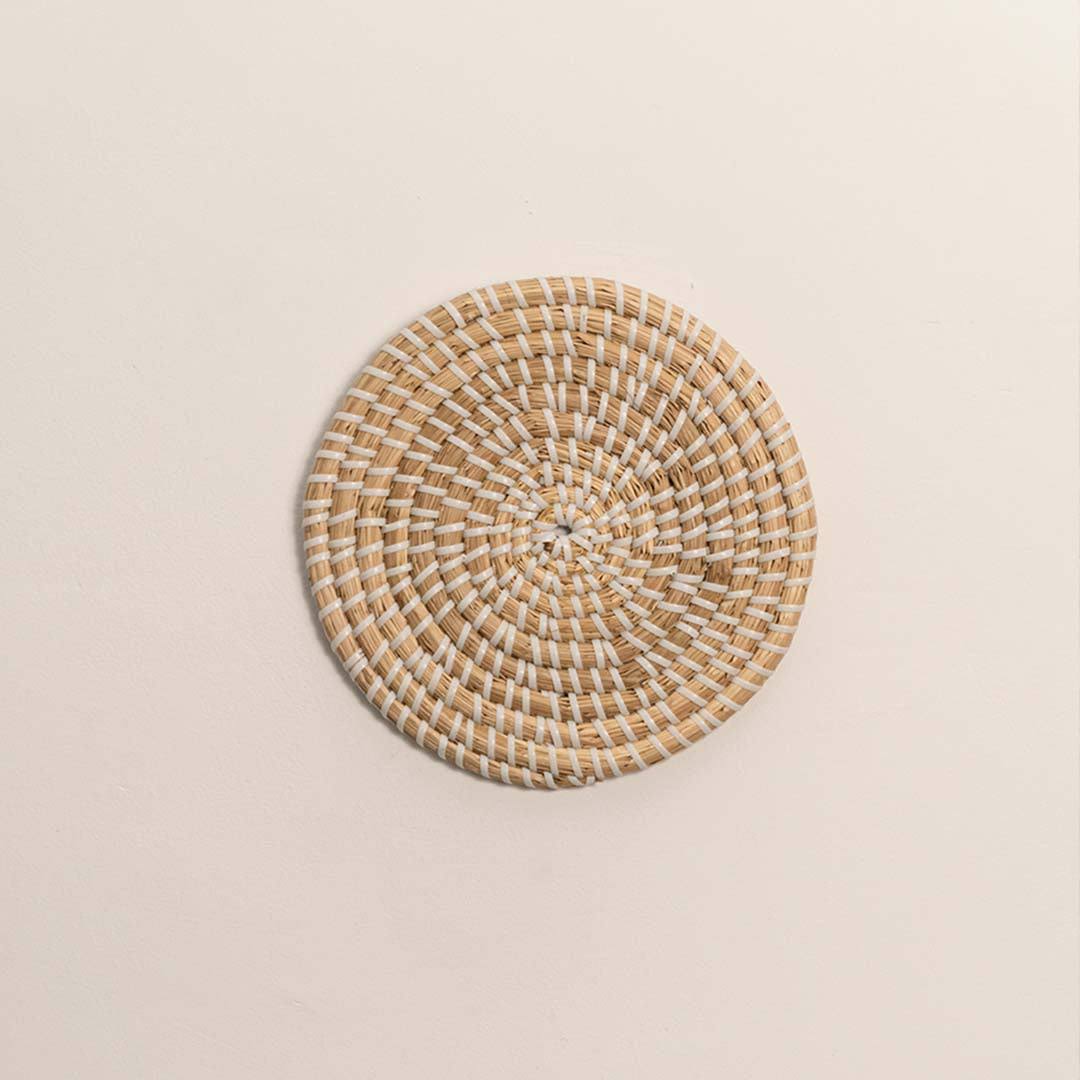 Pearl Handwoven Wall Basket