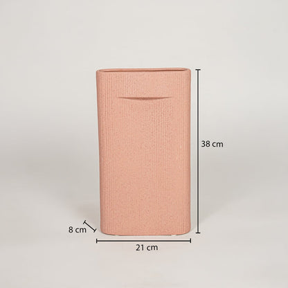 industrial pink ceramic vase large dimensions