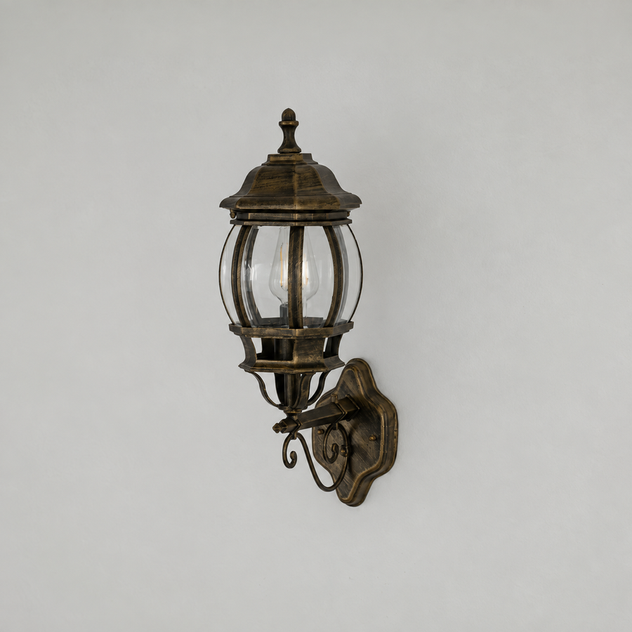 Industrial Up Wall Light Bronze - Medium