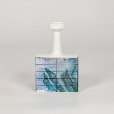 Inkwash Bottleneck Ceramic Vase - Small
