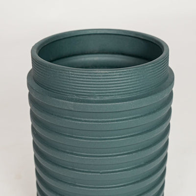 Inverted Edvin Ceramic Vase - Blue