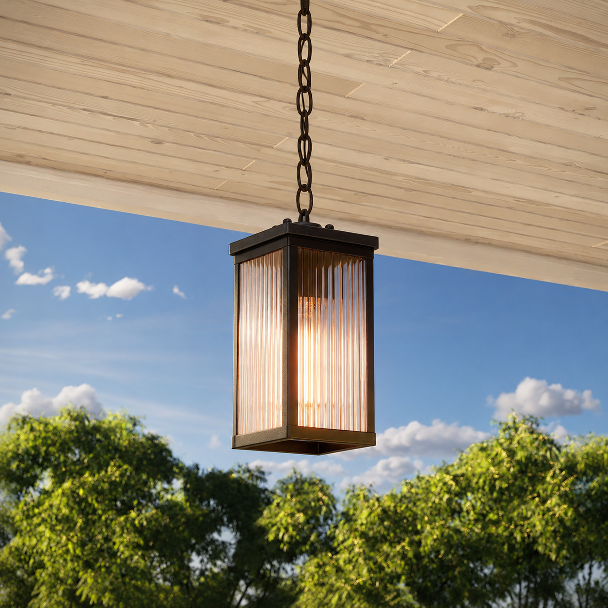 Isabella Hanging Light - Black