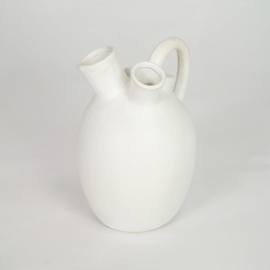 Jade White Harappan Ceramic Vase
