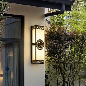 Japandi Style Outdoor Wall Light