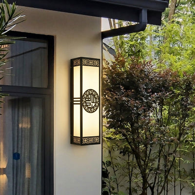 Japandi Style Outdoor Wall Light