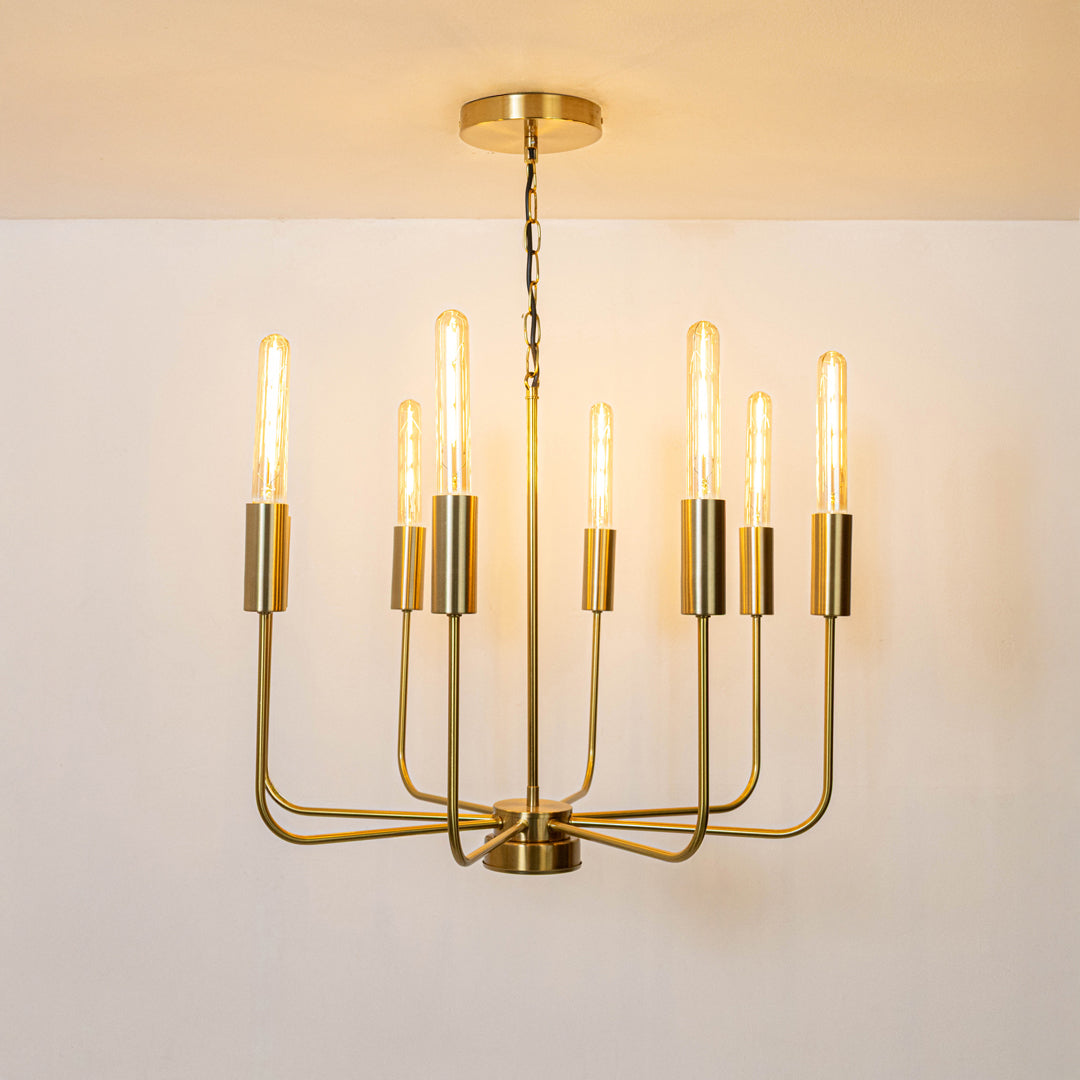 Kayla 8-Light Classic Chandelier - Gold