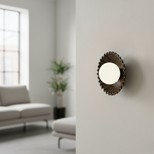 Kinzu Metal Wall Light - Black