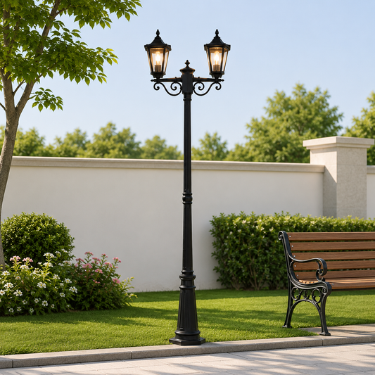 Kongzi Linear Outdoor Pole Lamp
