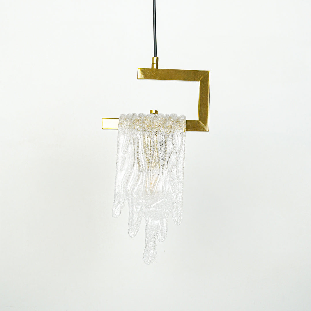 Kristy Pendant Light Crystal & Brass