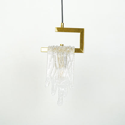 Kristy Pendant Light Crystal & Brass
