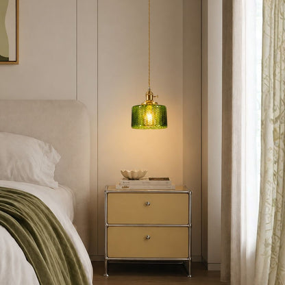 Laminae Green Hanging Light