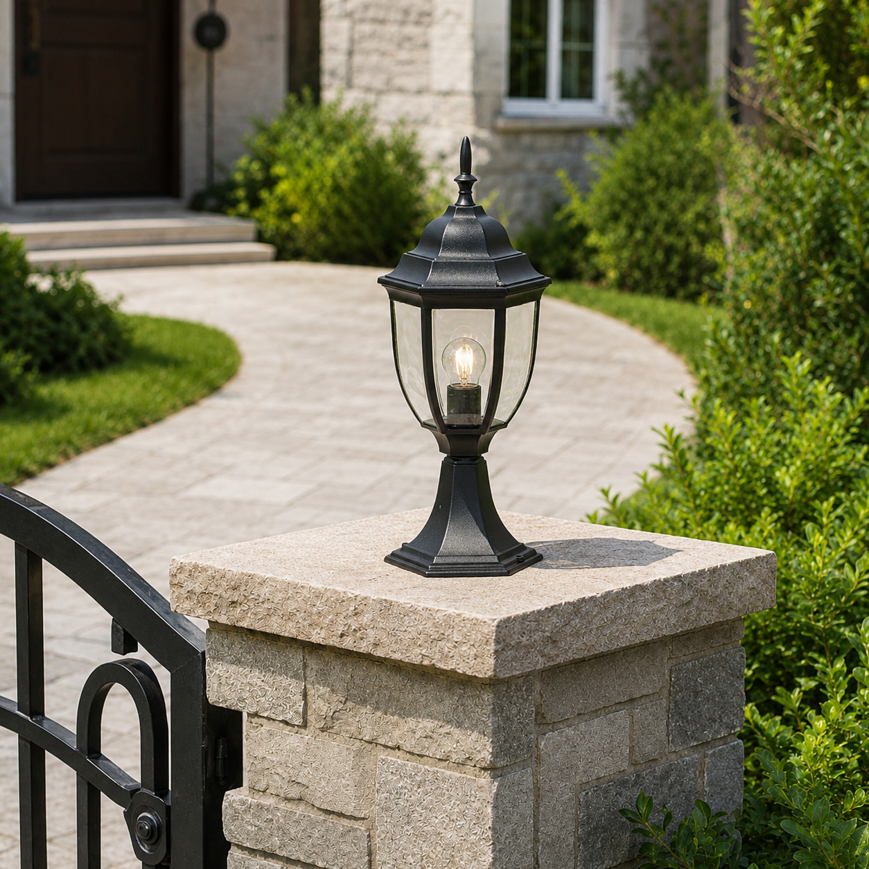 Lantern Outdoor Gate Light - Small