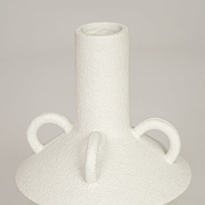 lauren bubble ceramic vase white closeup