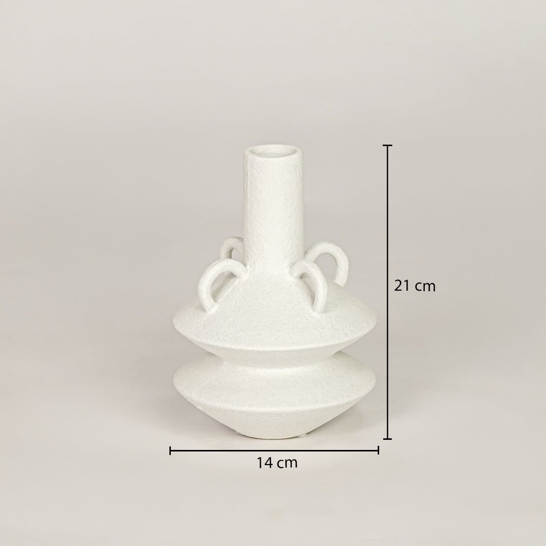 lauren bubble ceramic vase white dimensions