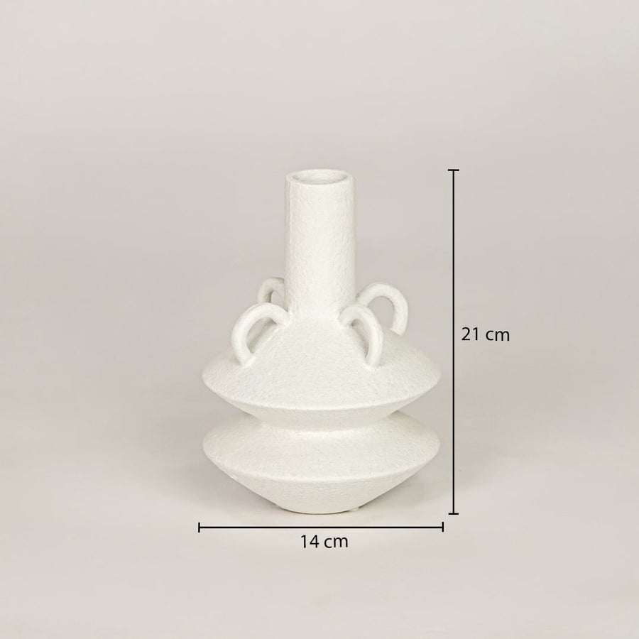 lauren bubble ceramic vase white dimensions