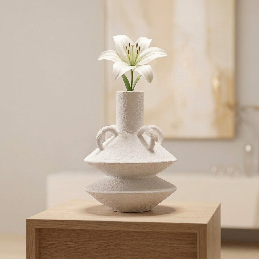 lauren bubble ceramic vase white main lifestyle 1