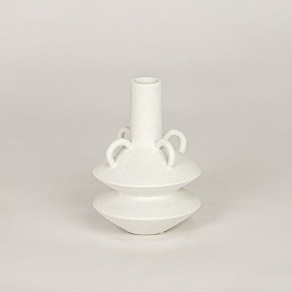lauren bubble ceramic vase white white background