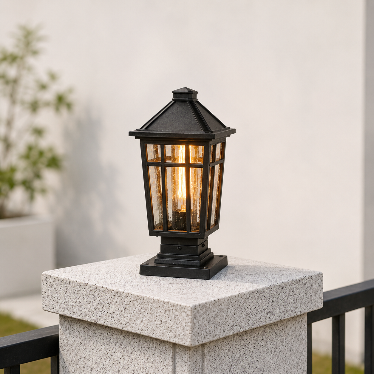Lodge Birdcage Outdoor Gate Lamp