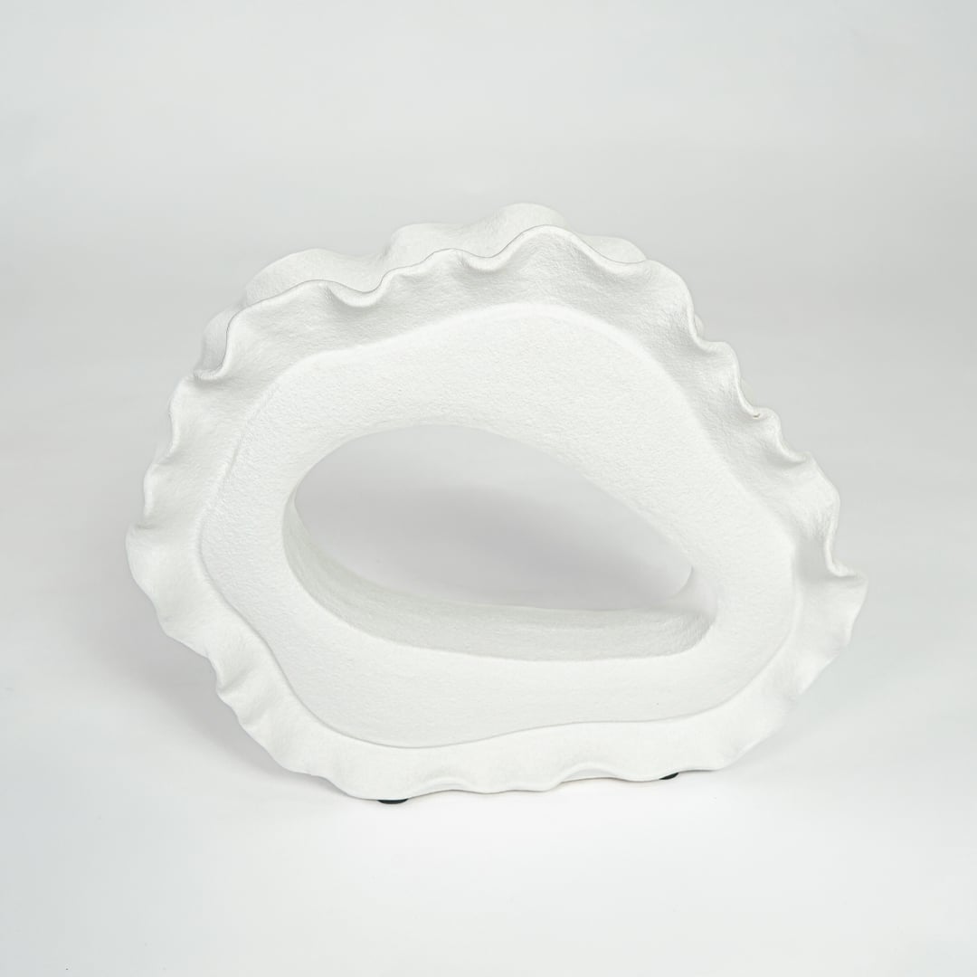 Loop White Ceramic Decorative Item