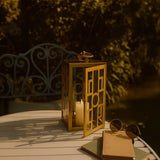 Lova Metal Golden Lantern - Medium