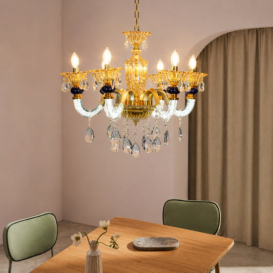 Lynora Multicolor Crystal Chandelier