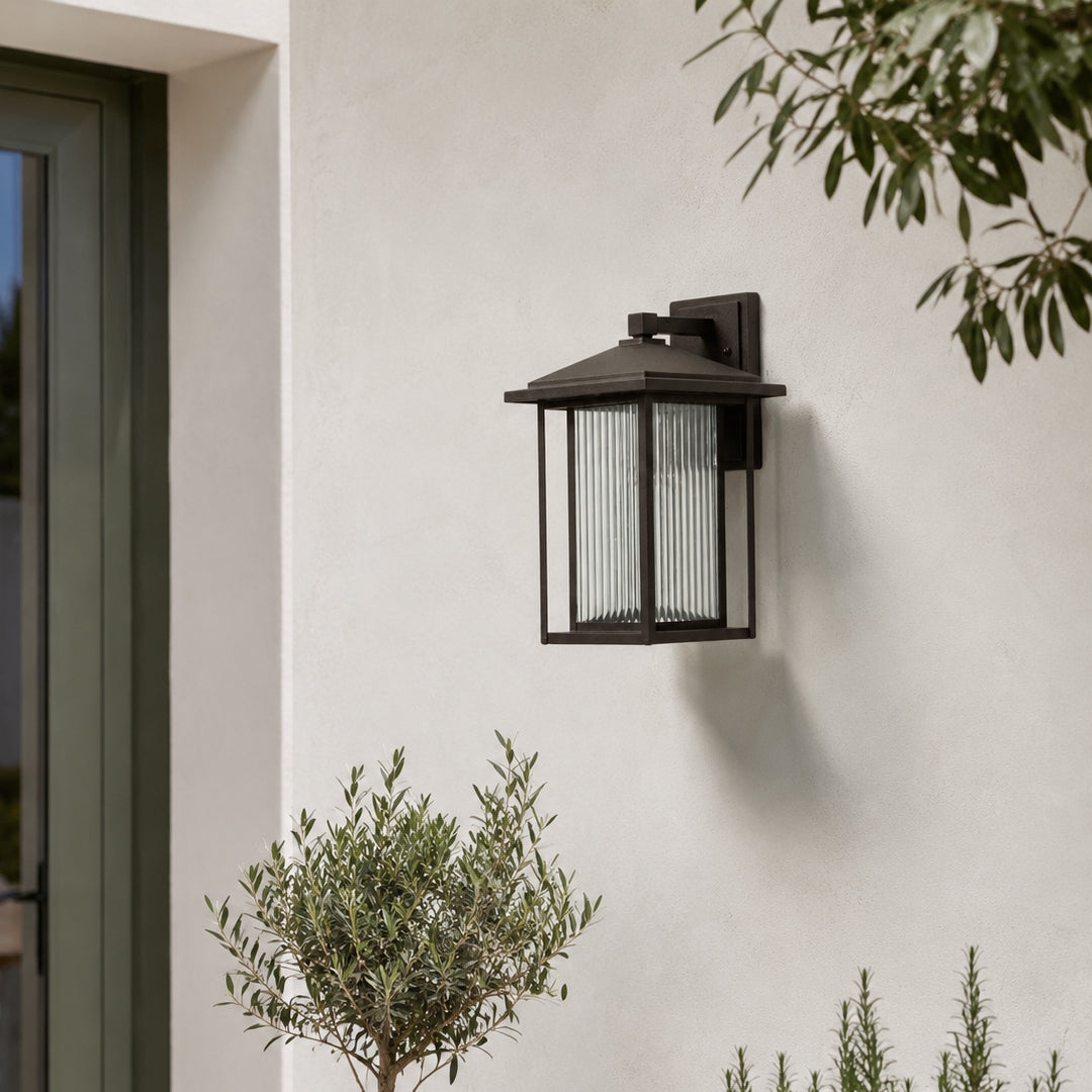 Makeshift Outdoor Wall Light - Dark Brown