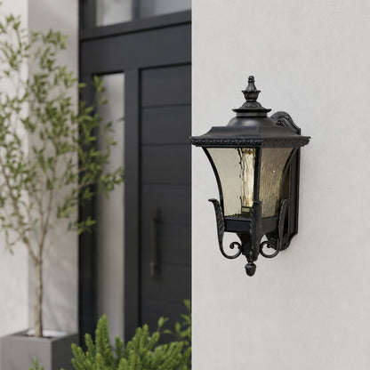 Malcolm Outdoor Wall Light - Dark Brown
