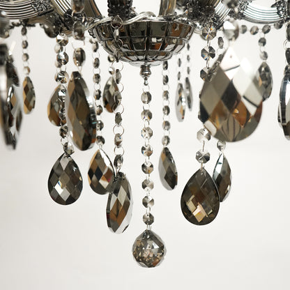 Marchese 6-Light Crystal Chandelier - Black