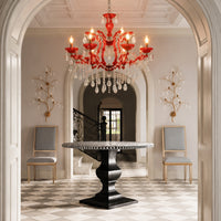 Marchese 6-Light Crystal Chandelier - Red
