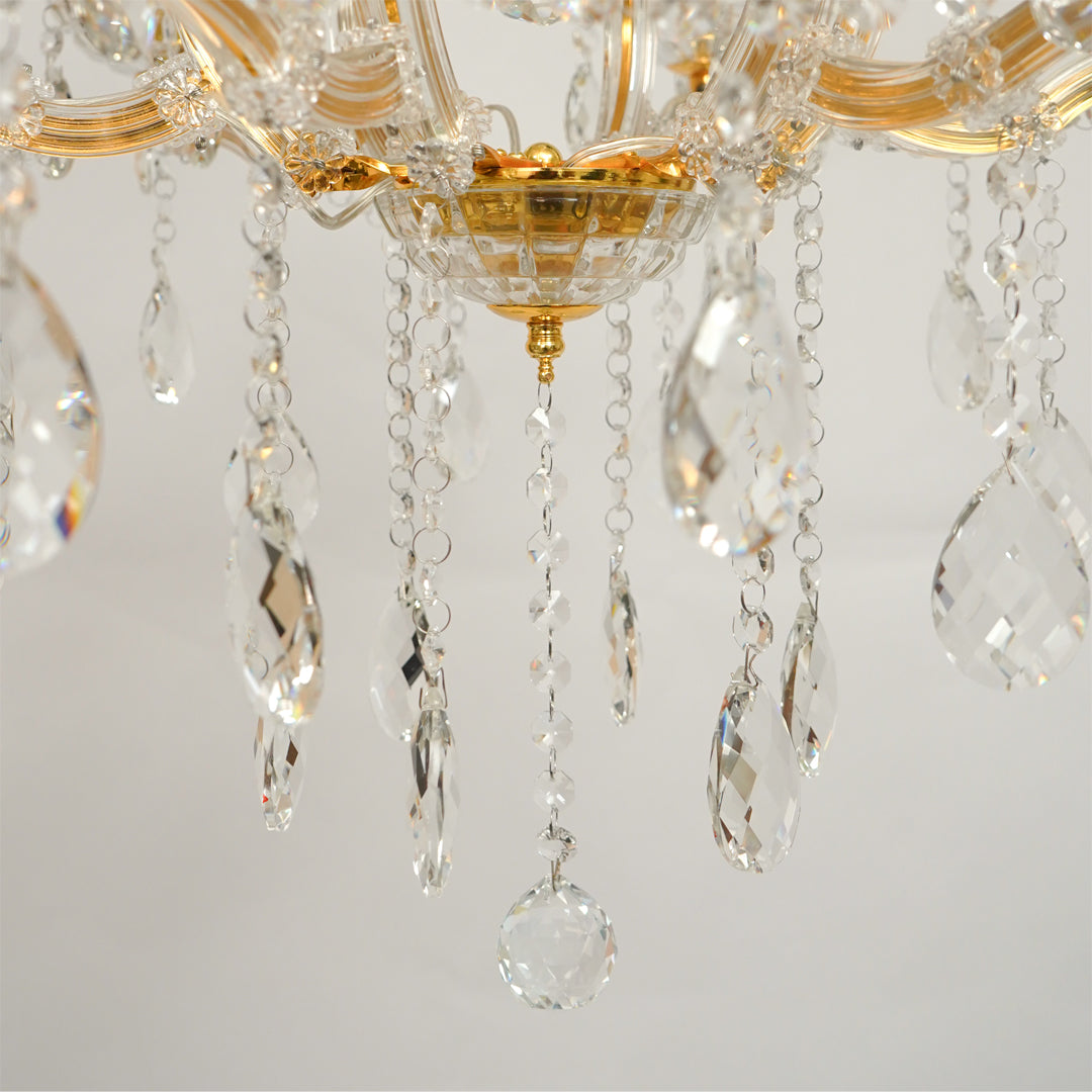 Marchese 6-Light Crystal Chandelier - Gold & Transparent