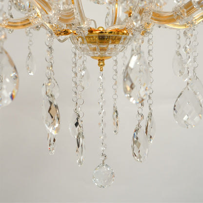 Marchese 6-Light Crystal Chandelier - Gold & Transparent