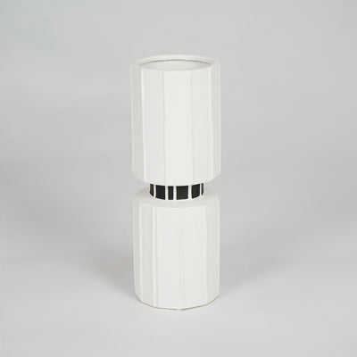Melody Fluted Totem Ceramic Vase