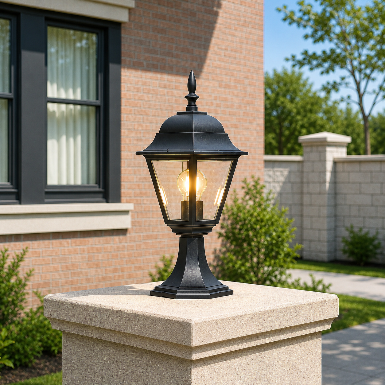 Mid- Century Outdoor Gate Light - Small