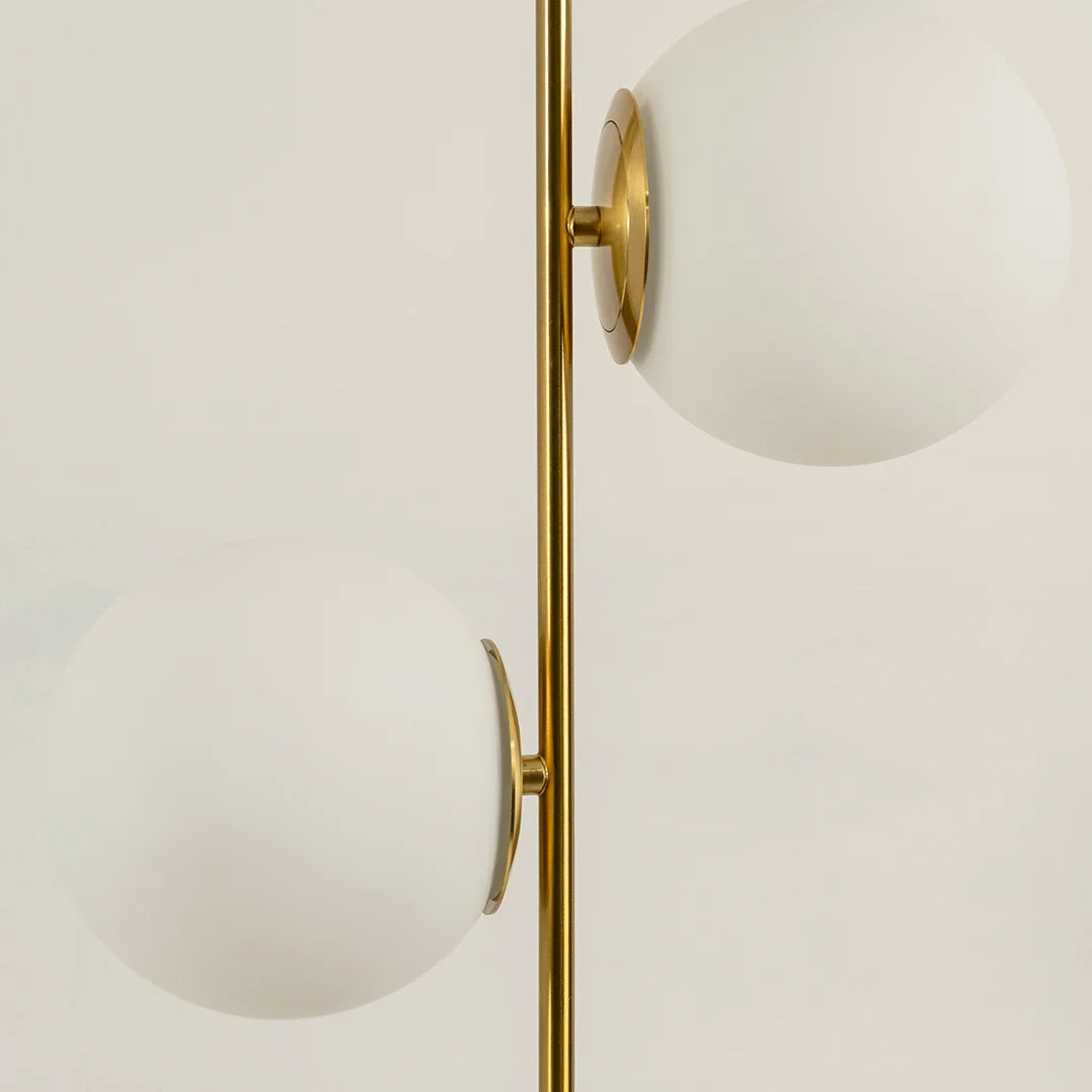 Milk Glass Orb Pendant Light