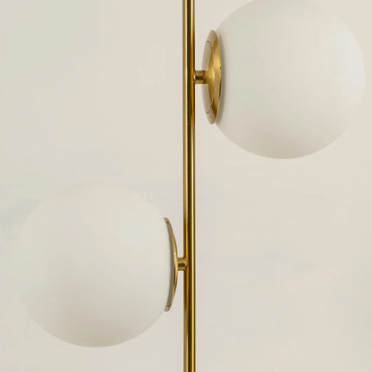 Milk Glass Orb Pendant Light