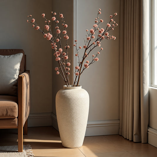 Milkstone Terracotta Vase Small