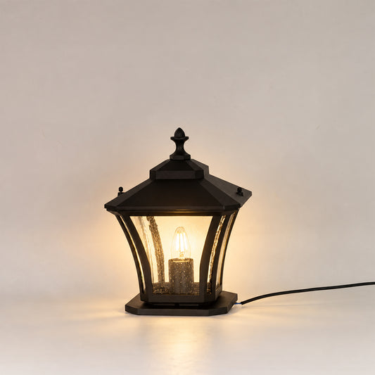Mini Chamber Outdoor Gate Light Black - Small